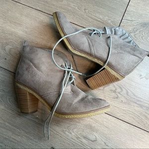 American Eagle Lace Up Booties